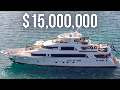$15,000,000 Mansion on the Water | Westport 40m SuperYacht Tour