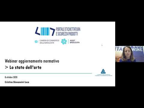 Webinar etichettatura Basilicata parte 1