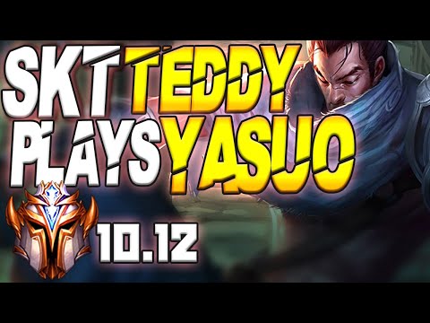 SKT T1 Teddy Plays Yasuo Bottom Lane vs Ezreal - 10.12