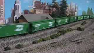 preview picture of video 'LK&R Layout at Ilwaco's Clamshell Railroad Days, Pt 1: BN'