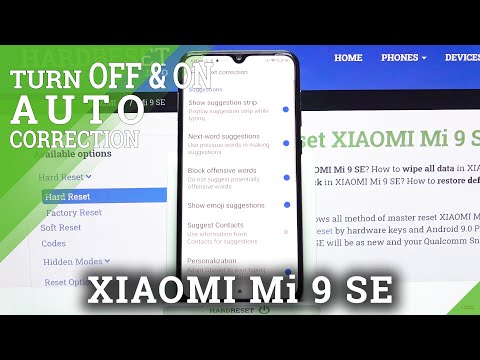 How to Enter Text Correction Options in XIAOMI Mi 9 SE – Open Keyboard Settings