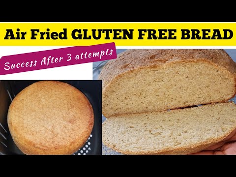 BEST Gluten Free Bread Recipe in the Air Fryer. Baking Glutenfree White Bread At Home.Glutenfri Brød