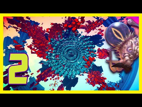 All Hail Blocky Cthulhu! Manifold Garden Walkthrough Blind - Part 2 (Let's Play Manifold Garden)