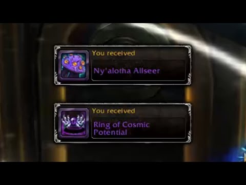Ny'alotha Allseer Drop After 69 Attempts (N'Zoth Mount) - World of Warcraft