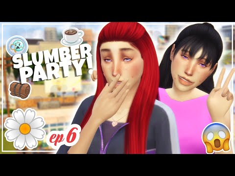 our FIRST slumber party! (Growing Together)😴 SIMS IN BLOOM CHALLENGE! 🌹 Rose #6