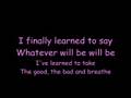 Vanessa Hudgens - Whatever will be (With Lyrics!!)