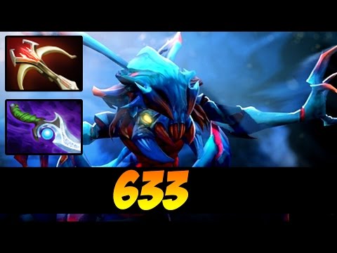 633 8000MMR Plays Weaver WITH DAEDALUS AND DIFFUSAL - Dota 2