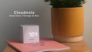 Cloudnola Block Clock