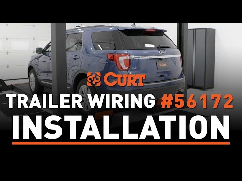 2018 Ford Explorer Custom Vehicle-to-Trailer Wiring Harness Install #56172