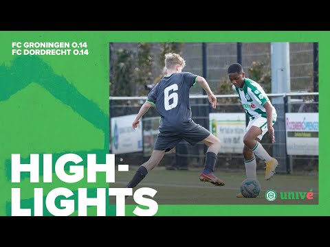 Onder-14 in thuisduel niet langs FC Dordrecht (Highlights)