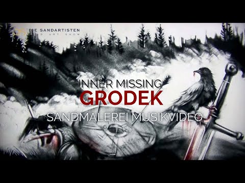 Sandmalerei für Musikvideo  GRODEK  - INNER MISSING | Die Sandartisten