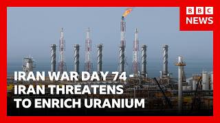 US defends cost of war as Iran threatens to enrich uranium | BBC News