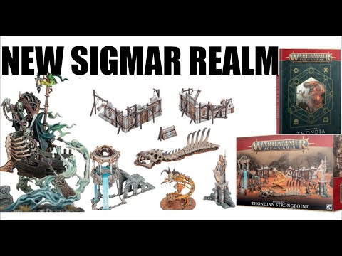 AWESOME NEW SETTING Warhammer THONDIAN Realmscape Expansion Terrain Monsters Rules Nighthaunt Models