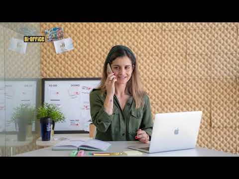 Magnetinių lentų valiklis BI-OFFICE EARTH, perdirbto kamščio video