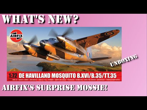 SURPRISE! Airfix release a new Mosquito! Have they fixed an old mistake? First Impression