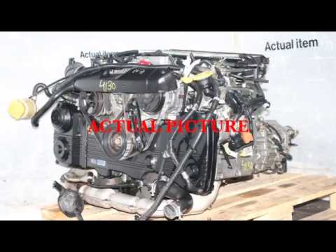 2002-2005 SUBARU WRX JDM EJ20 DOHC 2.0L AVCS TURBO MOTOR MANUAL AWD TRANSMISSION: video still