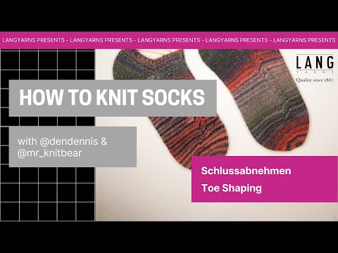 How to Knit Socks - Schlussabnehmen