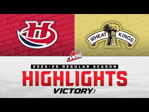 Lethbridge Hurricanes at Brandon Wheat Kings 10/25 | WHL Highlights 2025-26