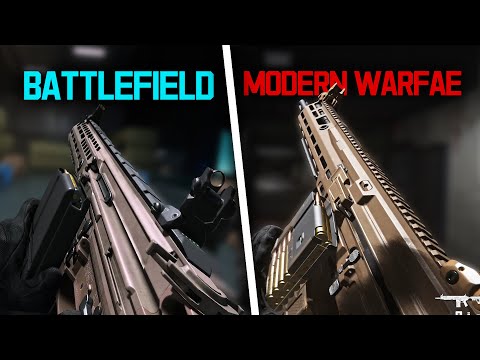 Modern Warfare 3 vs Battlefield 2042 - Weapons Comparison