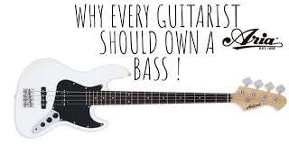 Video thumbnail for 3 Reasons You SHOULD Own A BASS | Aria STB-Series by Pauly's Guitars & Gear