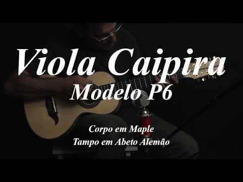 Viola Caipira Pepineli Modelo P6 Feita em Maple e Abeto