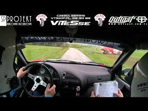 KJS WIOSENNY SUPER OeS Moszczenica Ł.Sawicki/ M.Wieczorek onboard saxo