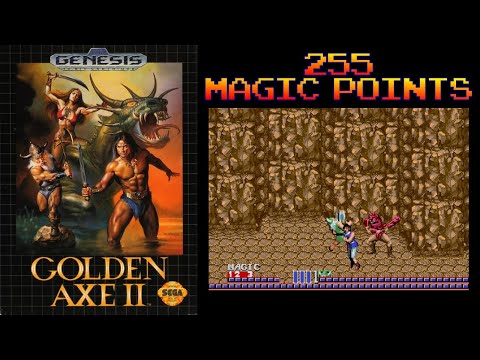 Golden Axe 2 / Cheat 255 Magic Points / Mega Drive - Sega Genesis
