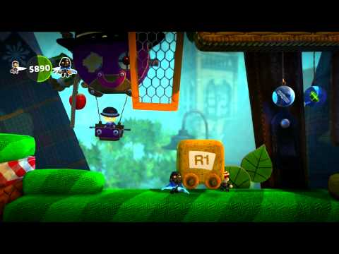 Little Big Planet 3: Co-op Playthrough- Prologue | Needlepoint Peaks