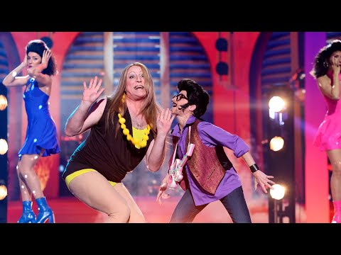 Goyo Jiménez y Sara Escudero son Tata Golosa y Rodolfo Chikilicuatre en "Baila el chiki chiki" -TCMS