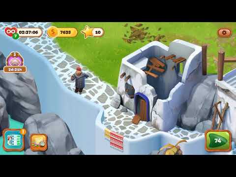 Lost island 73 level Blast Adventure 🌴Gameplay Story