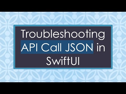 Troubleshooting API Call JSON in SwiftUI