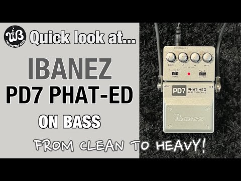 Ibanez PD7 Phat-Hed Bass Overdrive | Effects Database