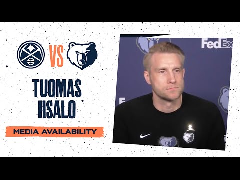 Tuomas Iisalo Press Conference | Grizzlies vs. Nuggets