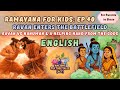 Ravan VS Hanuman In The Battlefield Ramayana For Kids Indian Mythology Learn English Ep 40