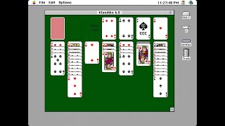 Macintosh Game: Klondike (1994) Version 6.0