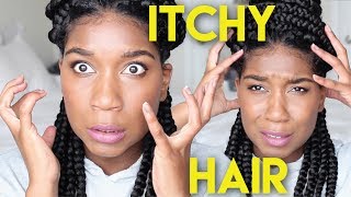 Get Rid Of Itchy Synthetic Hair w/ QUICK VINEGAR RINSE - White Vinegar DEMO