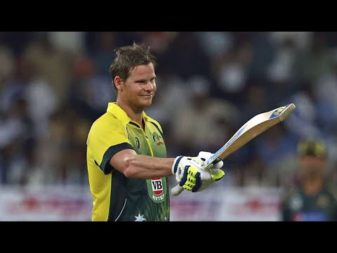 Steve Smith 101 vs Pakistan 1st ODI 2014 at Sharjah