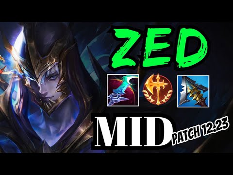 Zed vs Pantheon in the Mid Lane | Season 12 | Patch 12.23 | League of Legends