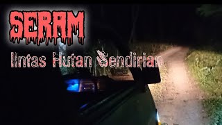 Download lagu SERAM‼️Malam Sendirian Jalur hutan Tanpa Penerangan Mengendarai L300 pick up mp3