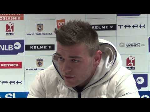 Slobodan Vuk po tekmi Domžale - Dob 1:1