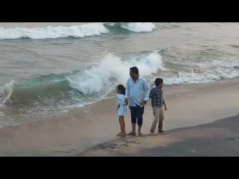 నాన్న భుజాలపై నా ప్రపంచం ❤️ | Vizag Beach Sunset | Parthiv Sahithya Diaries