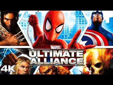 MARVEL ULTIMATE ALLIANCE All Cutscenes (Full Game Movie) 4K 60FPS Ultra HD