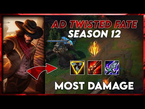 AD TWISTED FATE MAIN GETS 4 HONORS | League of Legends Season 12