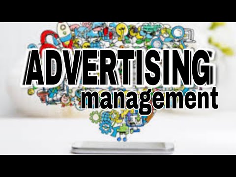 Advertising management , in hindi simple language Video