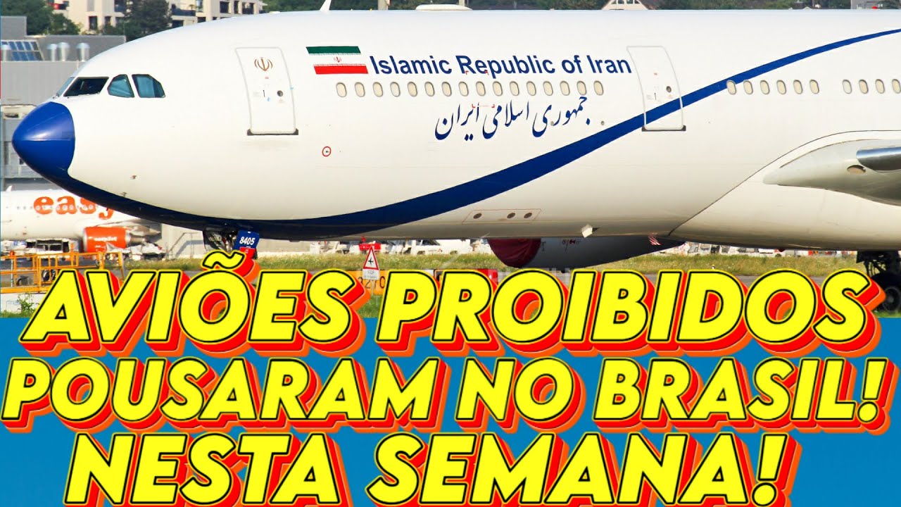 AVIÕES PROIBIDOS QUE POUSARAM NO BRASIL  NESTA SEMANA!