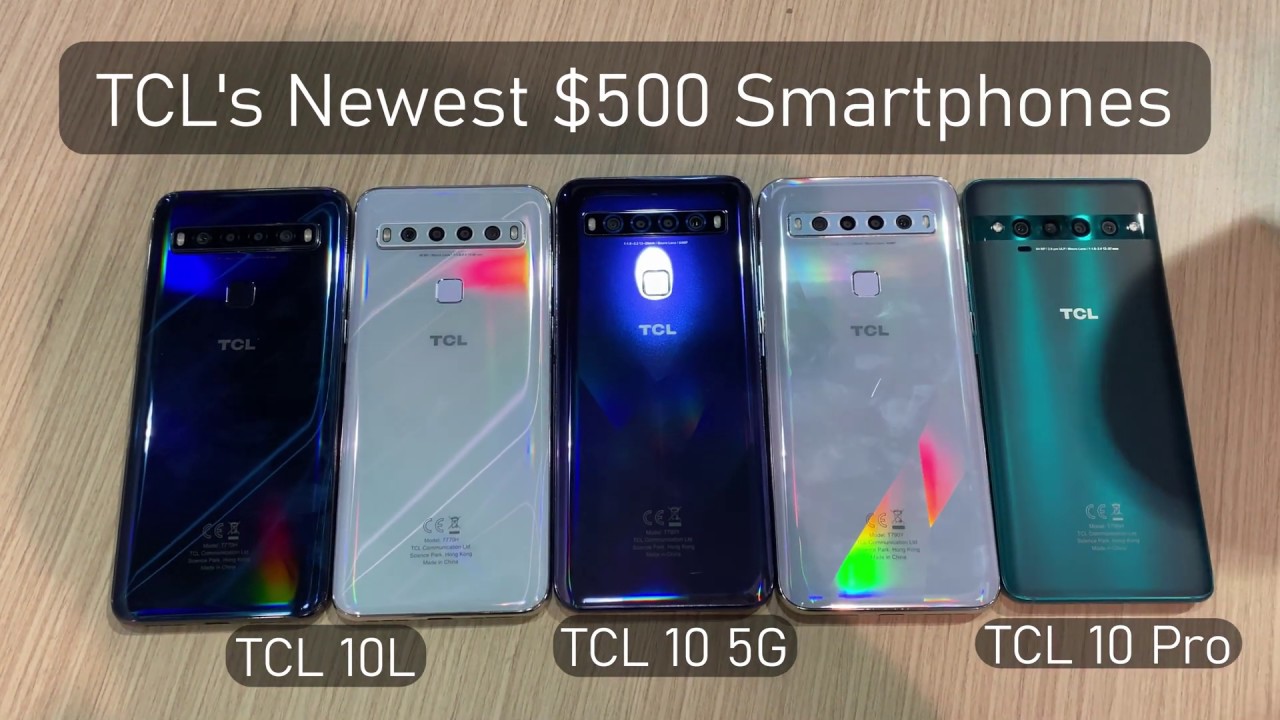 TCL 10 Pro, TCL 10 5G, TCL 10L Hands-On First Impressions