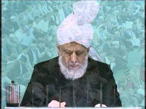 Friday Sermon : 24th September 2010 - Part 1 (Urdu)