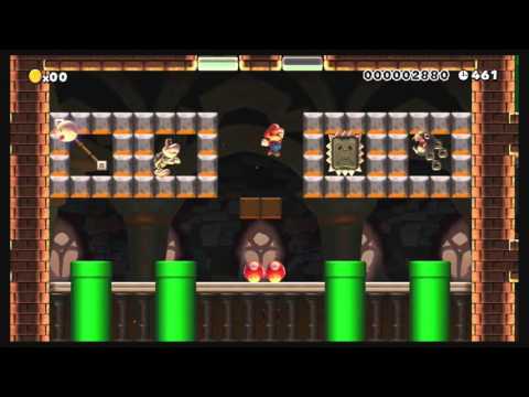 Super Mario Maker (WiiU) - Bowser Jr's Gauntlet Gallery [clearrate 5,29%] - 1080p@60fps