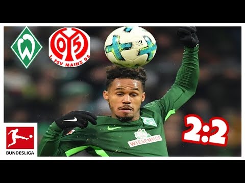 WERDER BREMEN - 1.FSV MAINZ 05 |  2 - 2   | HIGHLIGHTS