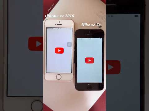 iPhone 5s vs iPhone se 2016 - youtube Shorts